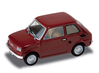 Fiat 126 - 1972 - Dark Red - 507134 Die Cast model