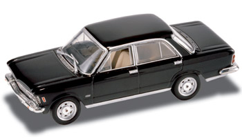 510349 Fiat 130 Berlina - 1969 Black Die Cast model