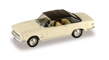 560511 Fiat 2300 Cabriolet Closed 1962 White Die Cast model