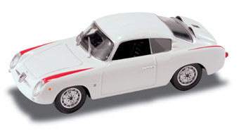 750 Abarth Coup White Die Cast model