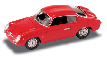 750 Abarth Coup Red Die Cast model