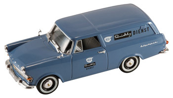 Opel Rekord P2 Caravan-1960 NSU Quickly Dienst Die Cast model